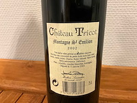 2002 château tricot montagne st. emilion rode wijn (10x) - afbeelding 3 van  4