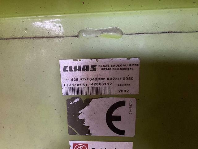 2002 claas pu 300 hd pick-up pick-up - afbeelding 22 van  29