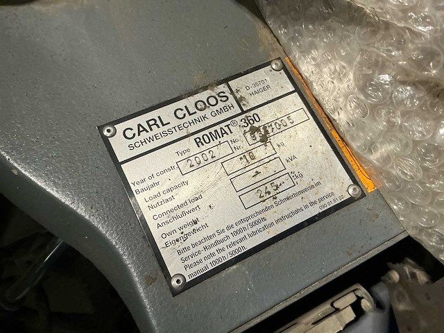 2002 cloos romat 360 lasrobot - afbeelding 2 van  29