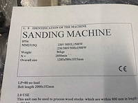2002 drelux mm2315q bandschuurmachine - afbeelding 5 van  5