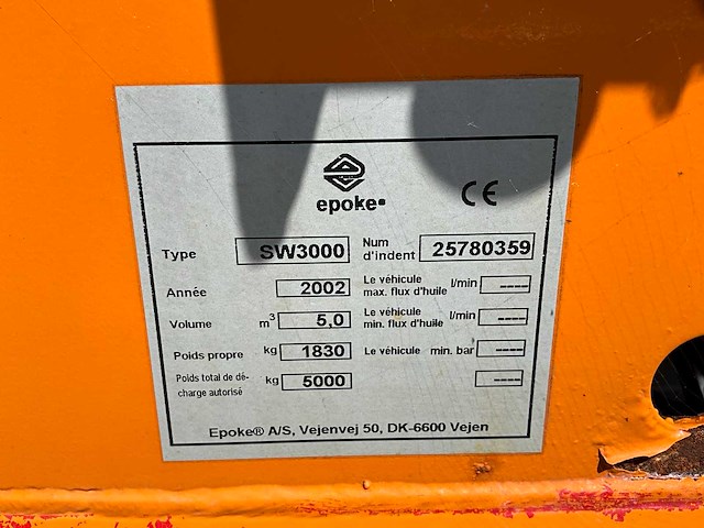 2002 epoke sw3000 zoutstrooier - afbeelding 2 van  20