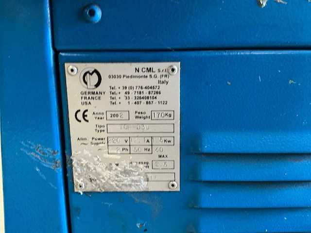 2002 ercolina top-030 buigmachine - afbeelding 2 van  10