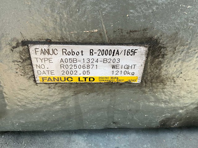 2002 fanuc industriële robot - afbeelding 10 van  10