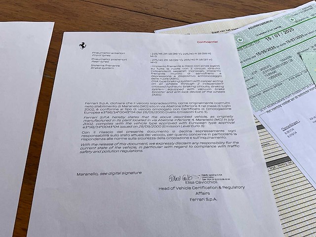 2002 ferrari spider 360 (35101km) - afbeelding 47 van  57