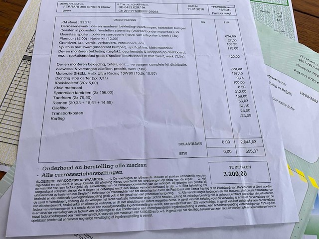 2002 ferrari spider 360 (35101km) - afbeelding 48 van  57