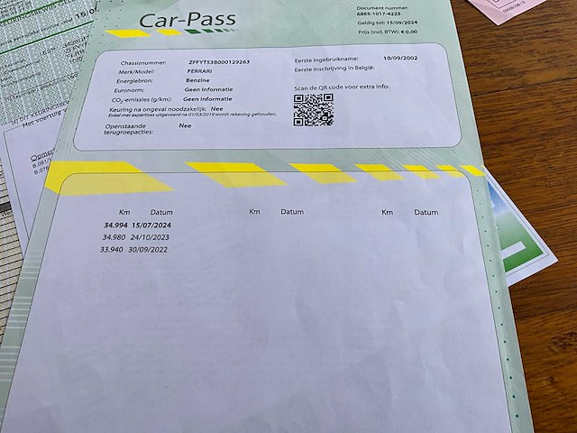 2002 ferrari spider 360 (35101km) - afbeelding 51 van  57