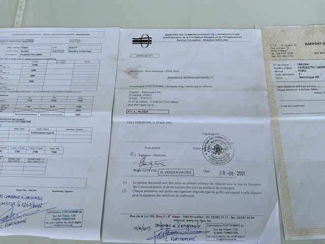 2002 forthomme / foro r3e/27t veetrailer - afbeelding 25 van  38