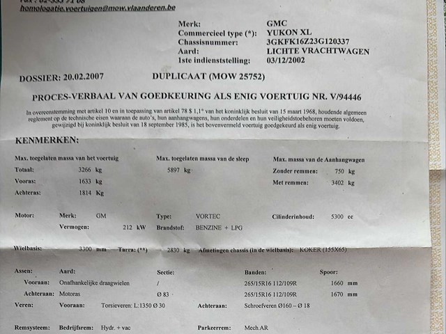 2002 gmc yukon xl - oldtimer - afbeelding 32 van  38