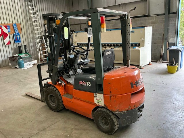 2002 heli hfd18 vorkheftruck - afbeelding 11 van  12