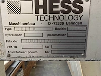 2002 hess technology julia kouddruklijmmachines - afbeelding 6 van  10