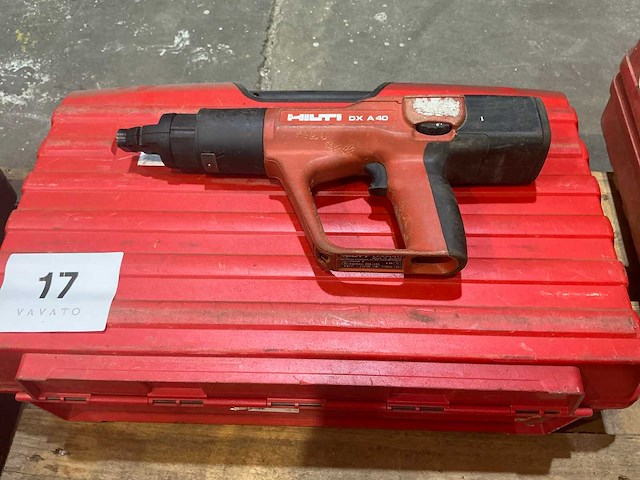 2002 hilti dx a40 kruitschietnagelpistool - afbeelding 1 van  2