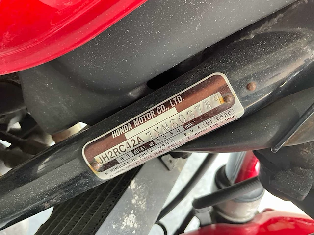 2002 honda cb750 motorfiets - afbeelding 7 van  27