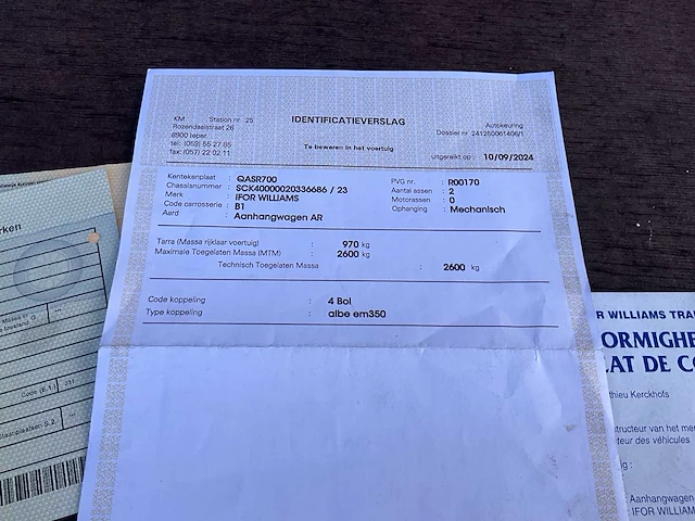 2002 ifor willems bv105g/1 aanhangwagen - afbeelding 14 van  23