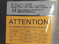 2002 kongsberg xl20 snijtafel overige verpakkingsmachines - afbeelding 17 van  25