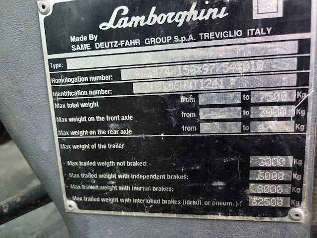 2002 lamborghini premium 1100 dt - tractor - afbeelding 29 van  35
