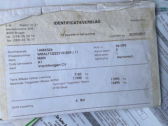 2002 man le220c vrachtwagen - afbeelding 17 van  27