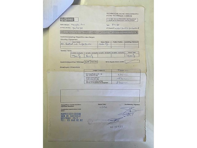 2002 mercedes-benz 814 de vrachtwagen - afbeelding 47 van  51