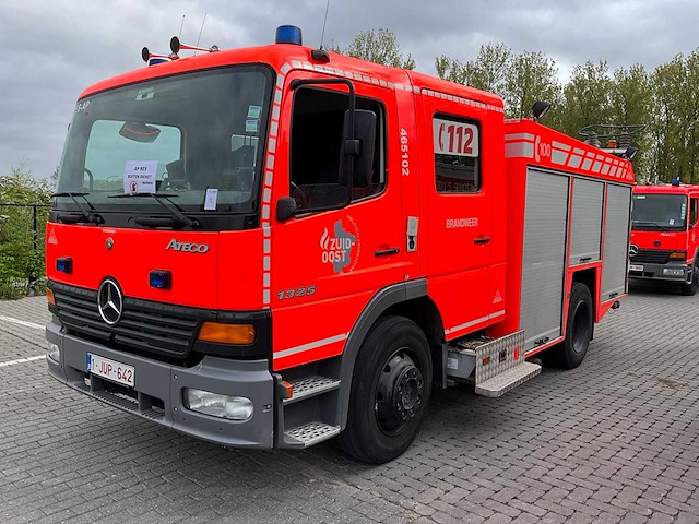 2002 mercedes benz atego 1325 f brandweerwagen pomp vrachtwagen - afbeelding 1 van  30