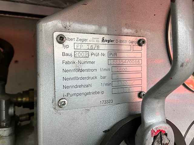 2002 mercedes benz atego 1325 f brandweerwagen pomp vrachtwagen - afbeelding 10 van  19