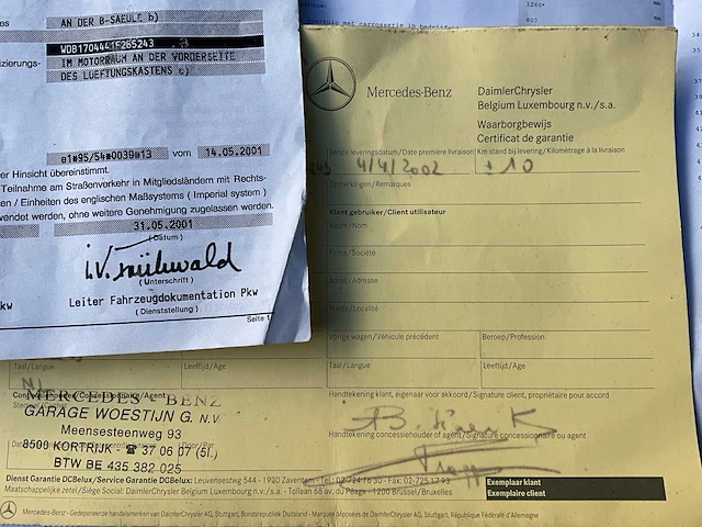 2002 mercedes-benz slk 200 kompressor personenauto - afbeelding 31 van  37
