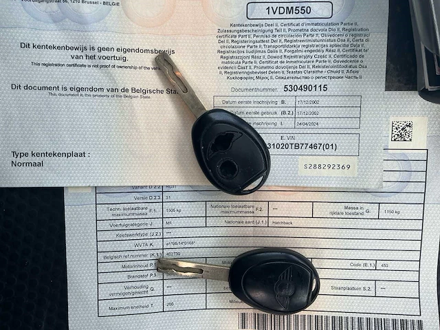 2002 mini cooper hatchback personenauto - afbeelding 19 van  26