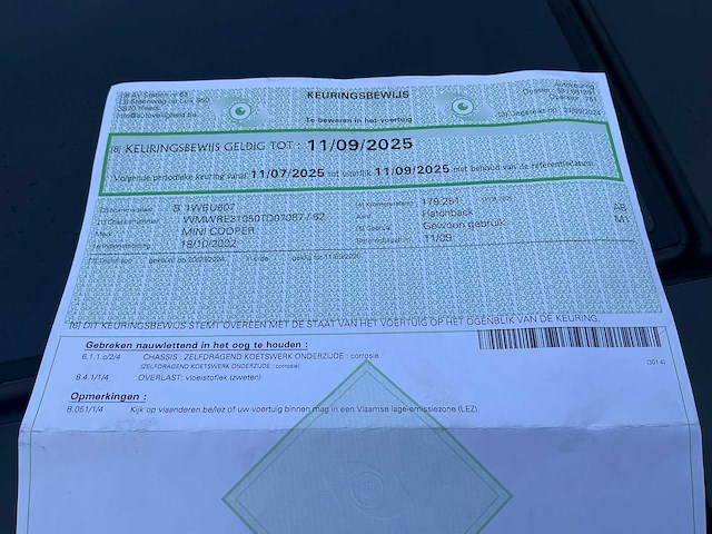 2002 mini cooper r50 - afbeelding 28 van  40