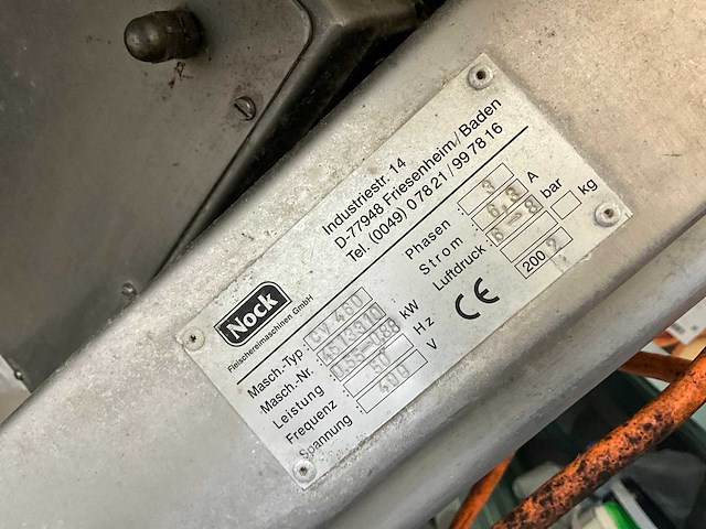 2002 nock cv 460 ontvleesmachine - afbeelding 3 van  3