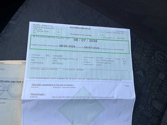 2002 opel zafira - afbeelding 26 van  34