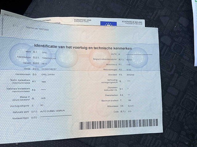 2002 opel zafira - afbeelding 27 van  34