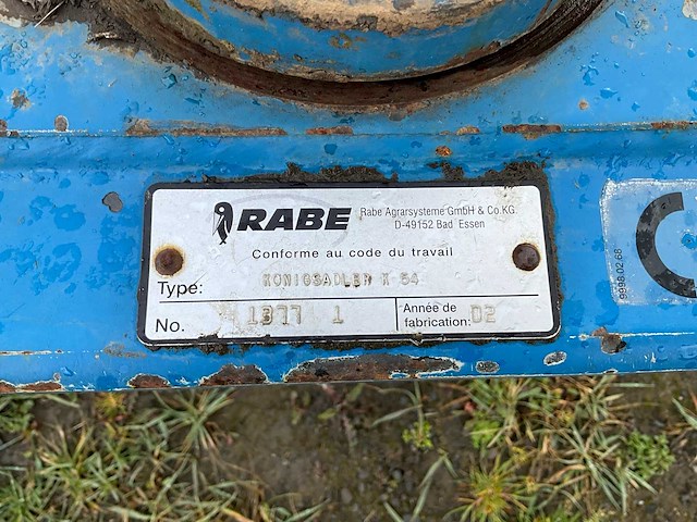 2002 rabe konigsadler k 54 stoppelcultivator - afbeelding 9 van  17