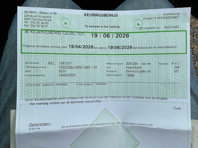 2002 seat ibiza benzine - afbeelding 11 van  19