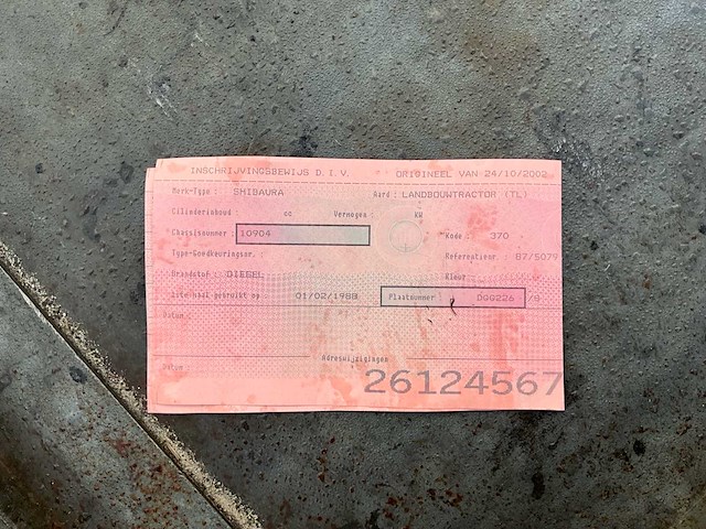 2002 shibaura sp5040 vierwielaangedreven landbouwtractor - afbeelding 10 van  21