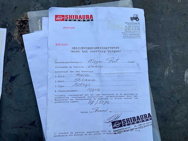 2002 shibaura sp5040 vierwielaangedreven landbouwtractor - afbeelding 14 van  21