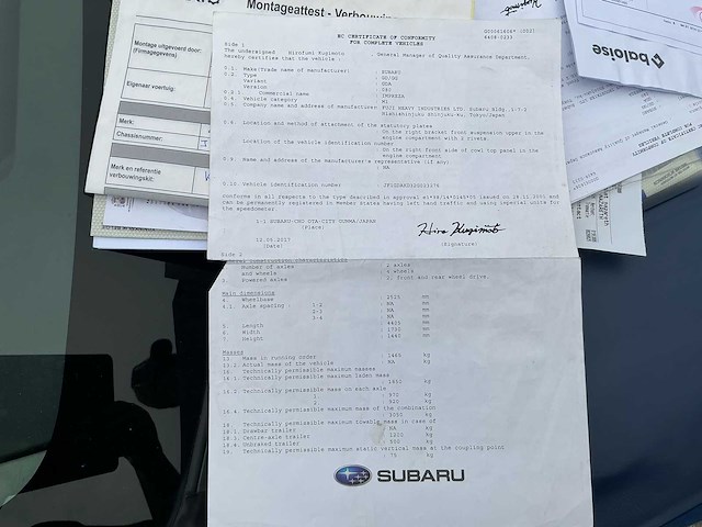 2002 subaru impreza gda - afbeelding 14 van  19