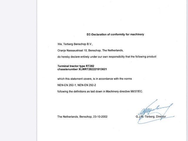 2002 terberg rt haventrekker - afbeelding 22 van  34