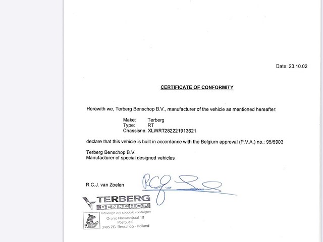 2002 terberg rt haventrekker - afbeelding 24 van  34