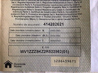 2002 vw caddy car - afbeelding 11 van  12