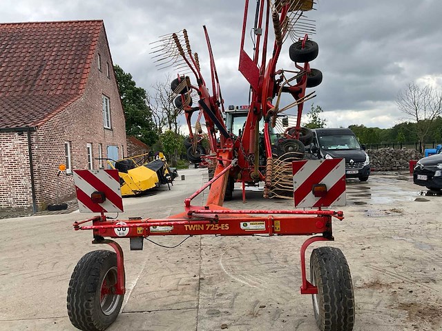 2002 ziegler twin 725-es - hark / rugger - volledig werkend - afbeelding 5 van  8