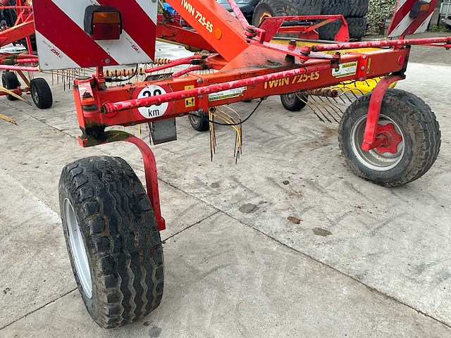 2002 ziegler twin 725-es - hark / rugger - volledig werkend - afbeelding 2 van  12