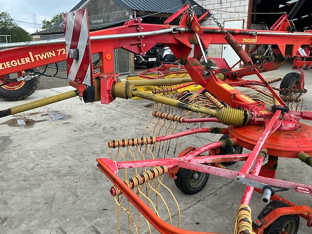 2002 ziegler twin 725-es - hark / rugger - volledig werkend - afbeelding 5 van  12