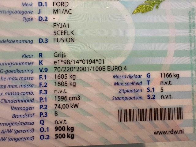 2003 - ford - fusion - 1.6-16v luxury - car - afbeelding 7 van  15