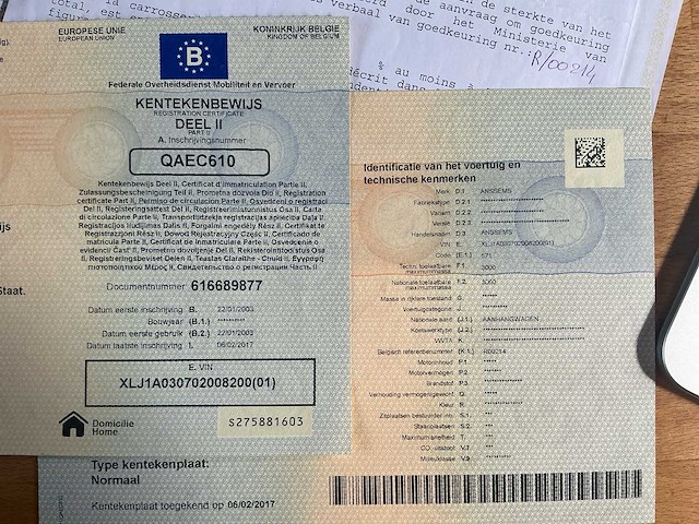 2003 anssems psx2-3000 aanhangwagen (3t) - afbeelding 2 van  13