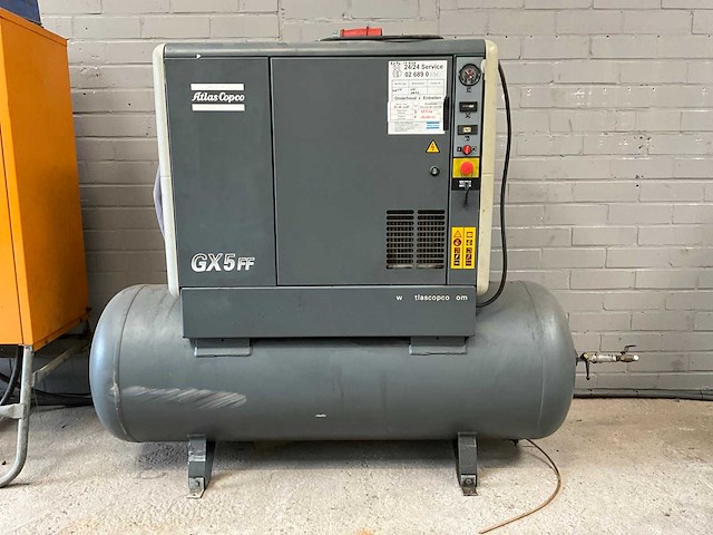 2003 atlas copco gx5ff luchtcompressor - afbeelding 1 van  10
