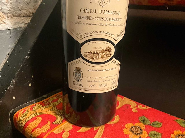 2003 baron de monbavard chateau d’armagnac rode wijn (6x) - afbeelding 4 van  6