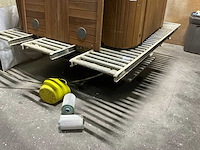 2003 bishamon e7 up ezu-15 pneumatische heftafel met elektrische draaikrans - afbeelding 2 van  8