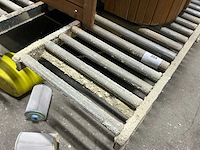 2003 bishamon e7 up ezu-15 pneumatische heftafel met elektrische draaikrans - afbeelding 3 van  8