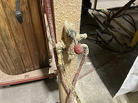 2003 bishamon e7 up ezu-15 pneumatische heftafel met elektrische draaikrans - afbeelding 8 van  8