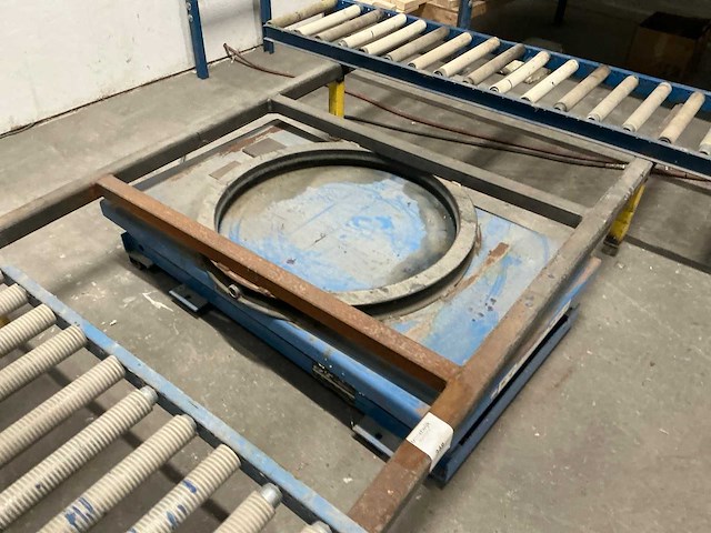 2003 bishamon e7 up ezu-15 pneumatische heftafel - afbeelding 2 van  5