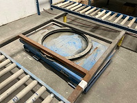 2003 bishamon e7 up ezu-15 pneumatische heftafel - afbeelding 2 van  5