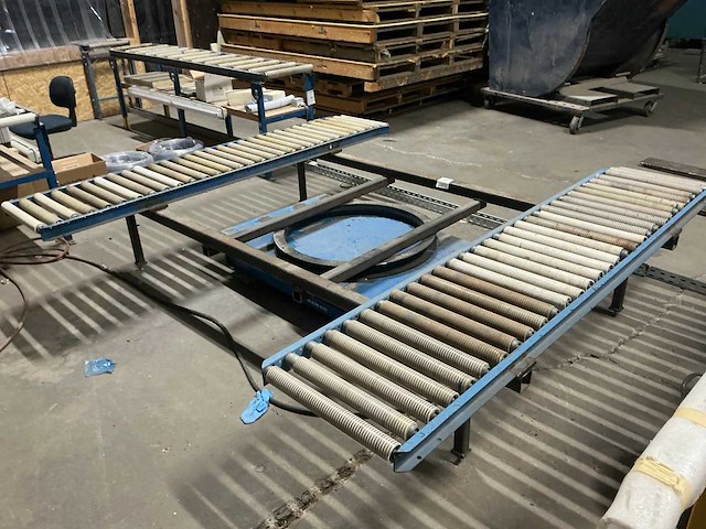 2003 bishamon e7 up ezu-15 pneumatische heftafel - afbeelding 3 van  8